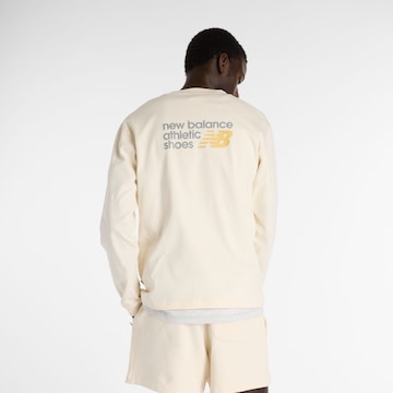 new balance Shirt in Wit: voorkant