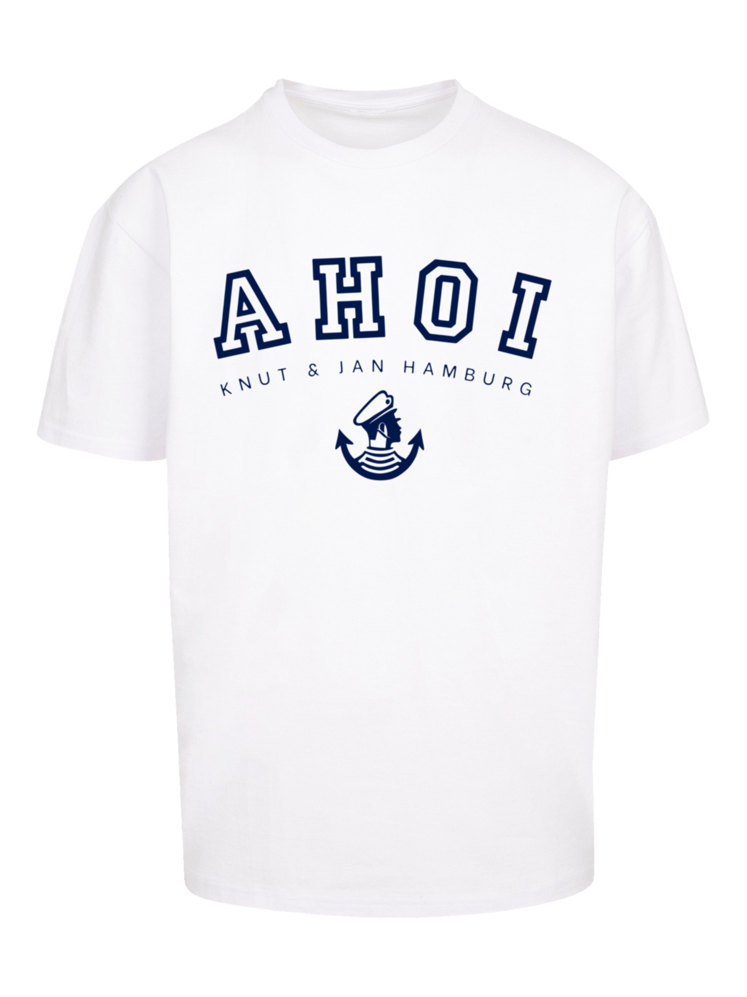 F4NT4STIC Shirt in Wit: voorkant