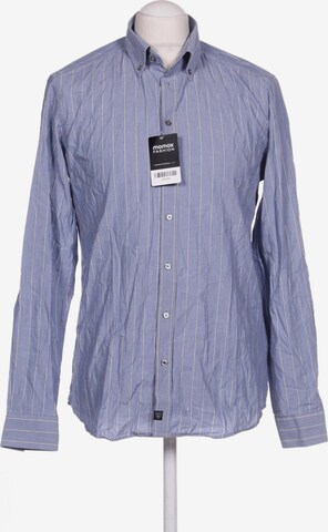 STRELLSON Button Up Shirt in M in Blue: front