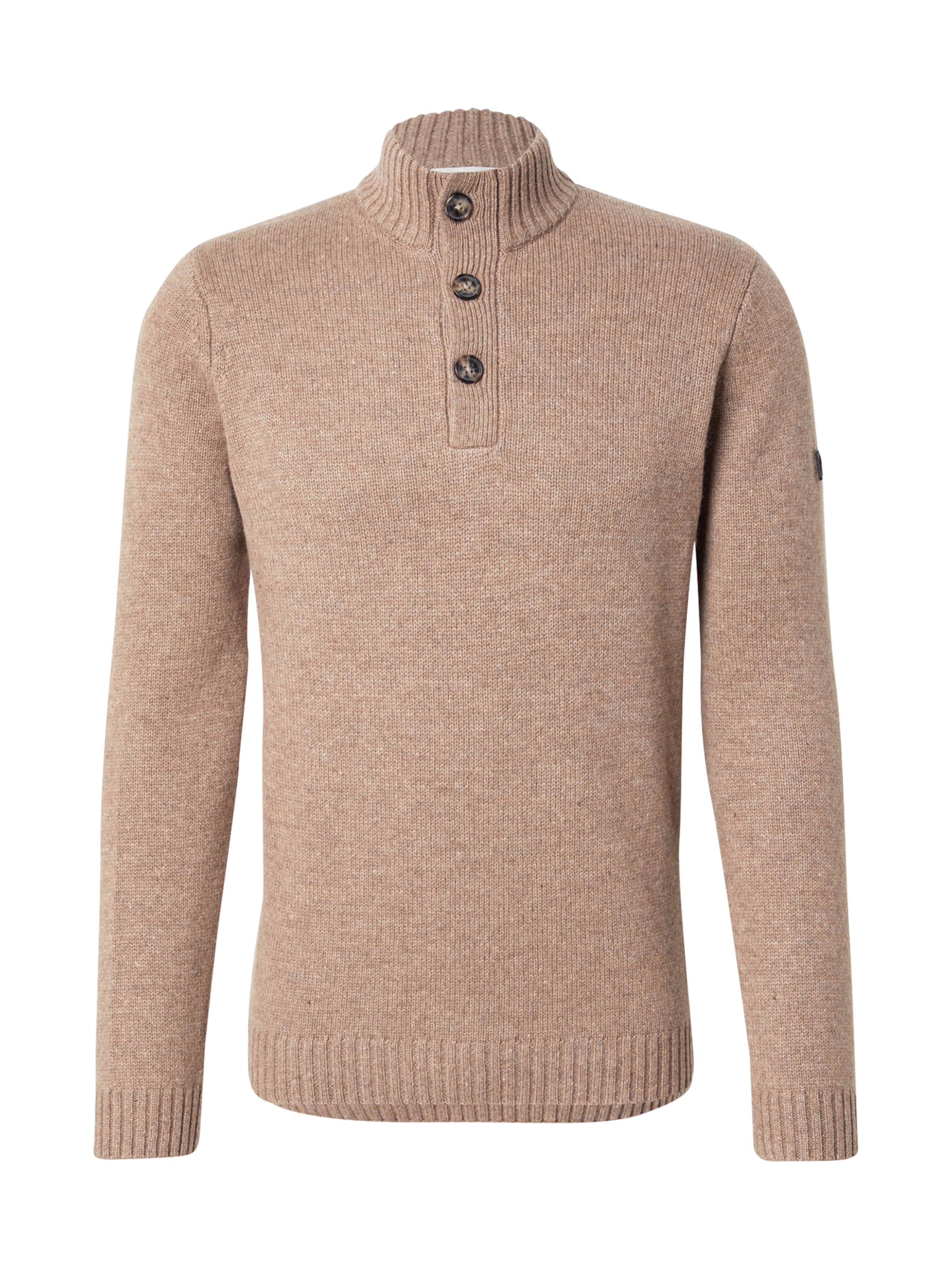 Bruun & Stengade Svetr 'Alrek' – hnědá: přední strana