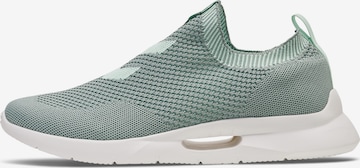 Hummel Slip-Ons in Green: front