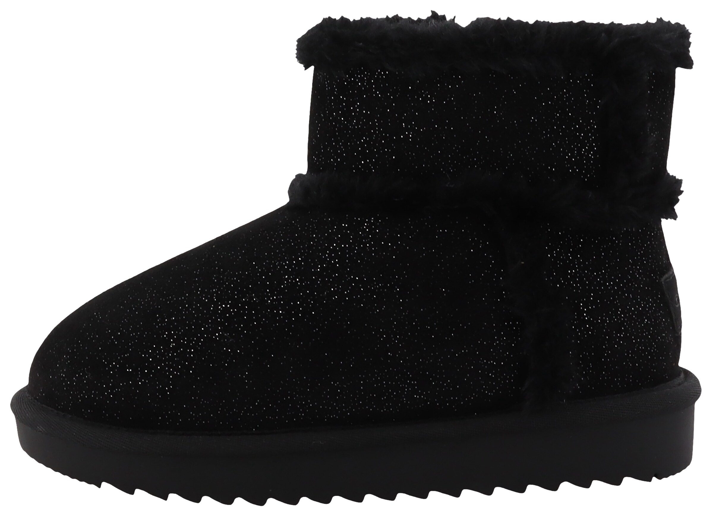 TOM TAILOR Snow Boots in Black: front