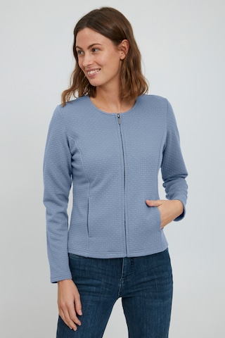 Fransa Sweatjacke in Blau: predná strana