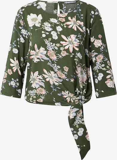 ONLY Bluse 'NOVA LIFE' in taubenblau / oliv / dunkelgrün / pink / weiß, Produktansicht