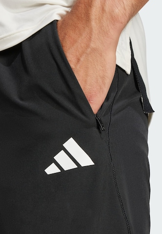 ADIDAS PERFORMANCE Slimfit Sporthose 'Gym+' in Schwarz