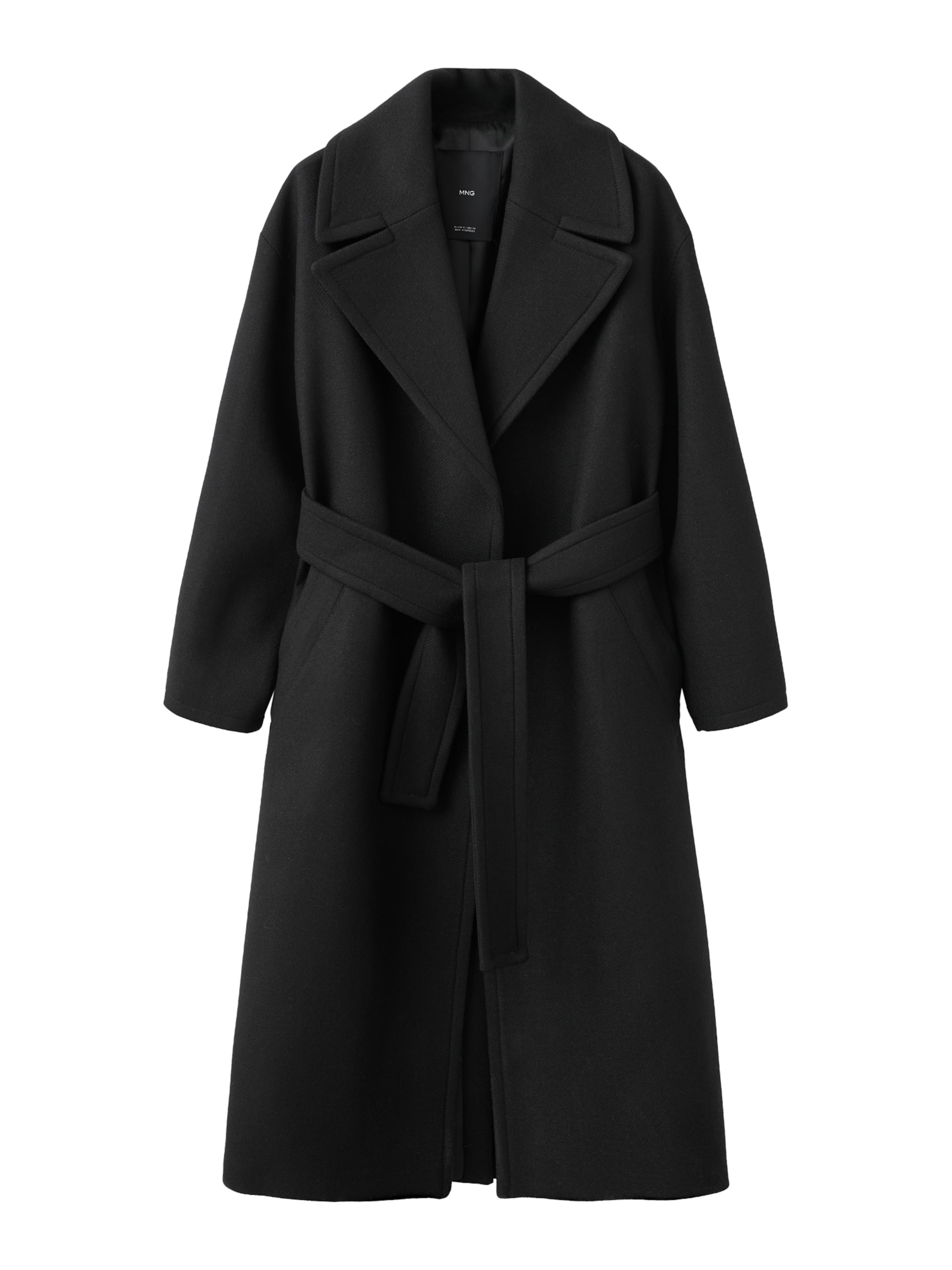 MANGO Övergångskappa 'SIRENITA' i svart: framsida