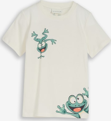 TOM TAILOR Shirt in Wit: voorkant