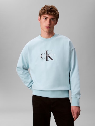 Calvin Klein Jeans Sweatshirt in Blau: Vorderseite