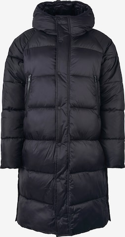 Barbour International Winter Coat 'Hoxton' in Black: front