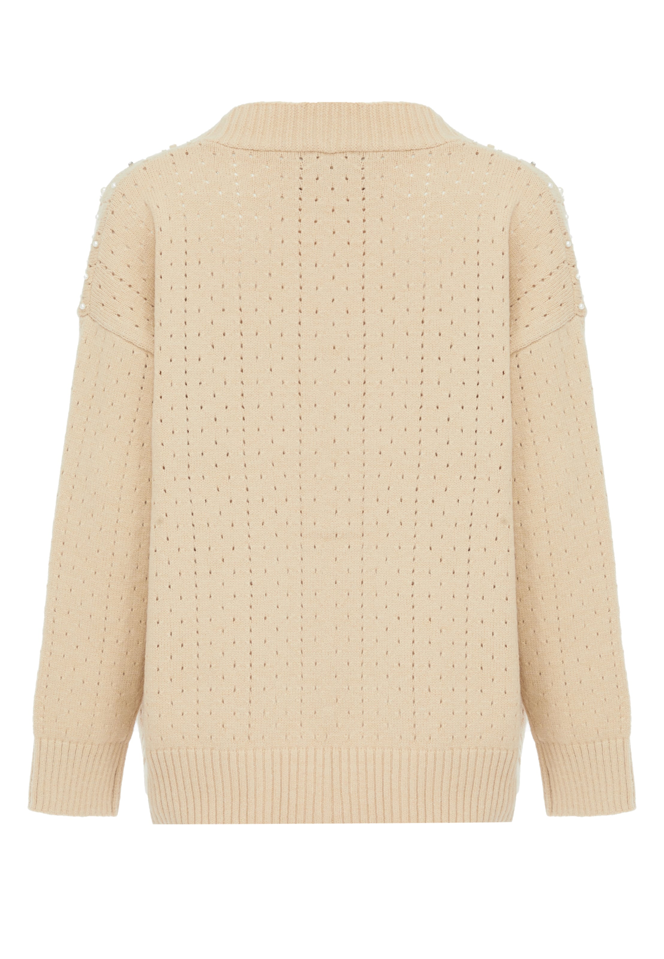 caissa - Casaco de malha em bege