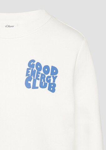 s.Oliver Sweatshirt in Wit