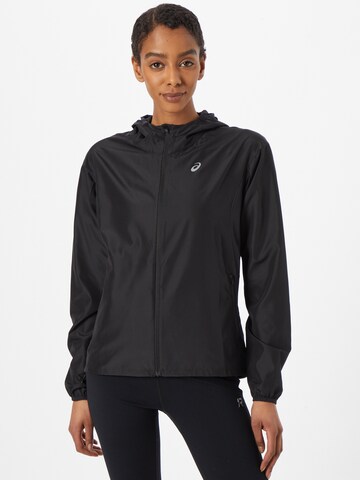 Veste de sport ASICS en noir : devant