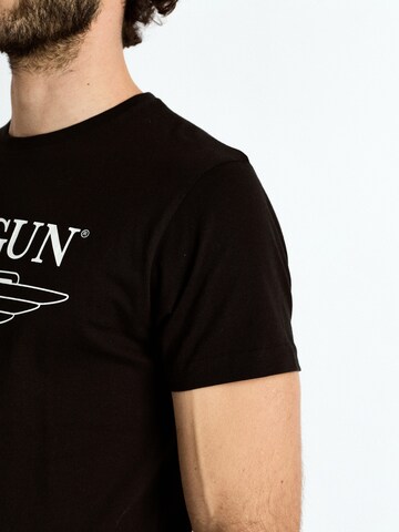 TOP GUN Shirt 'TG25022' in Black