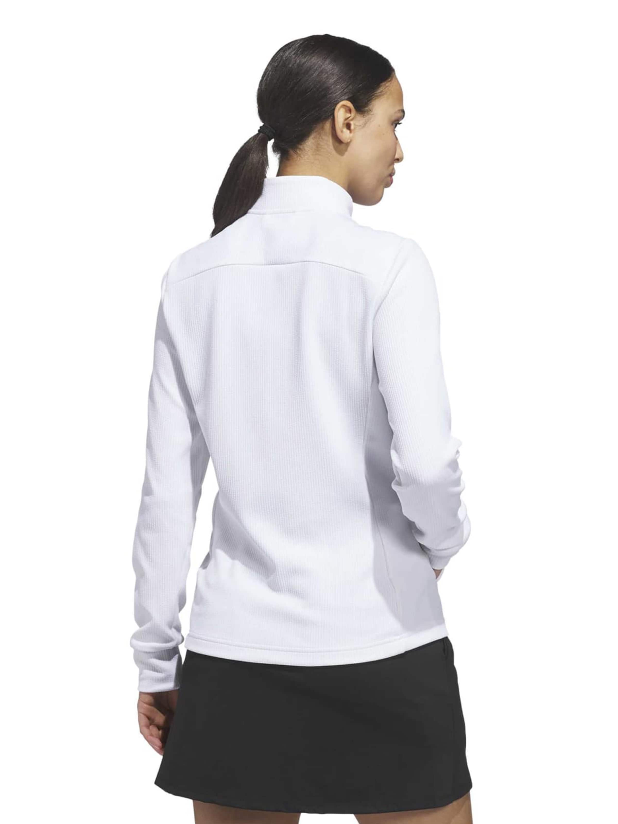 ADIDAS GOLF Sportsweatjacka i vit: baksida