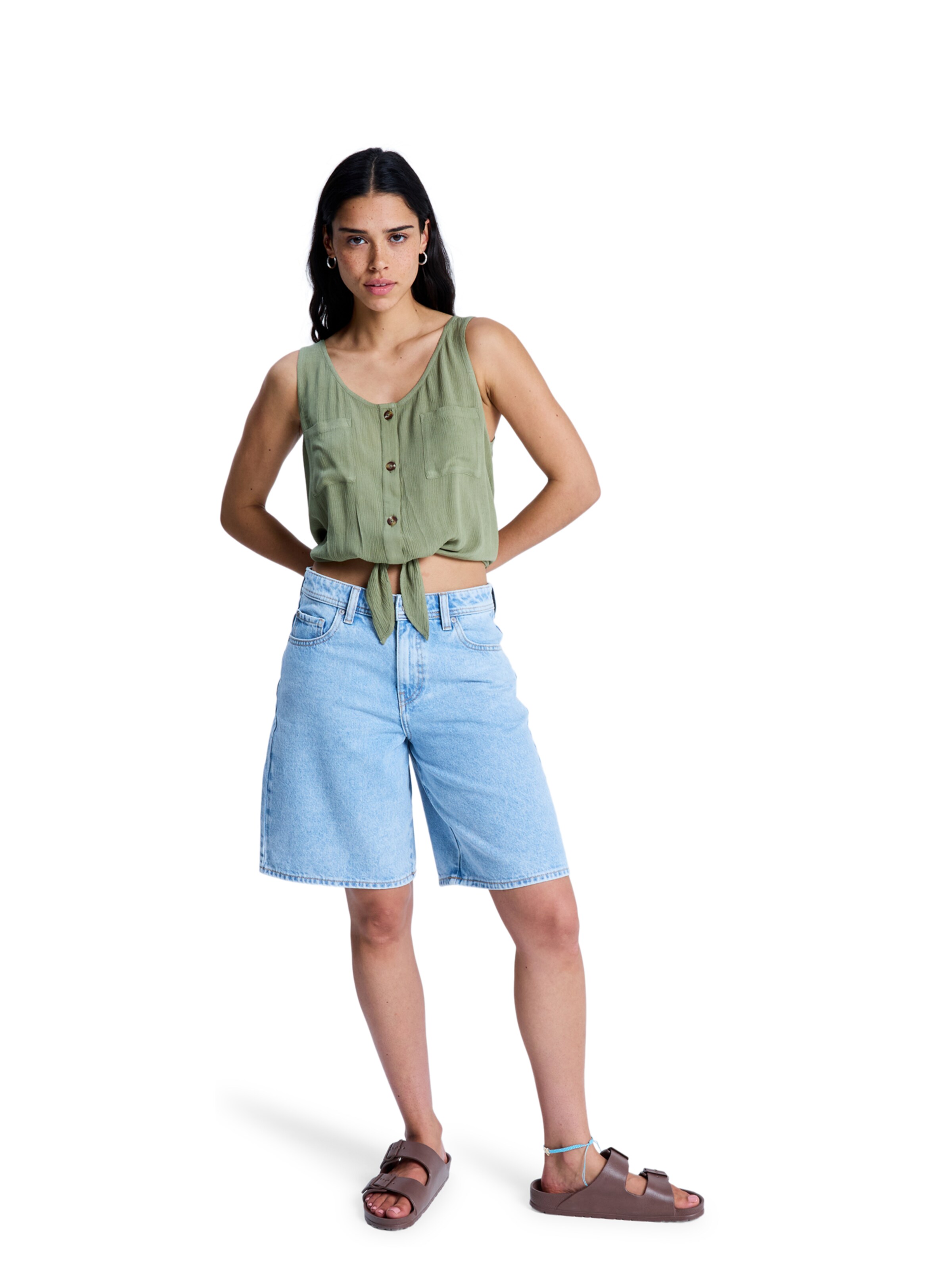 ROXY Blouse 'Tropical Hill' in Green