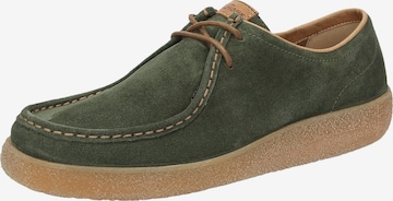 SIOUX Lace-Up Shoes 'Jukondon-700' in Green: front