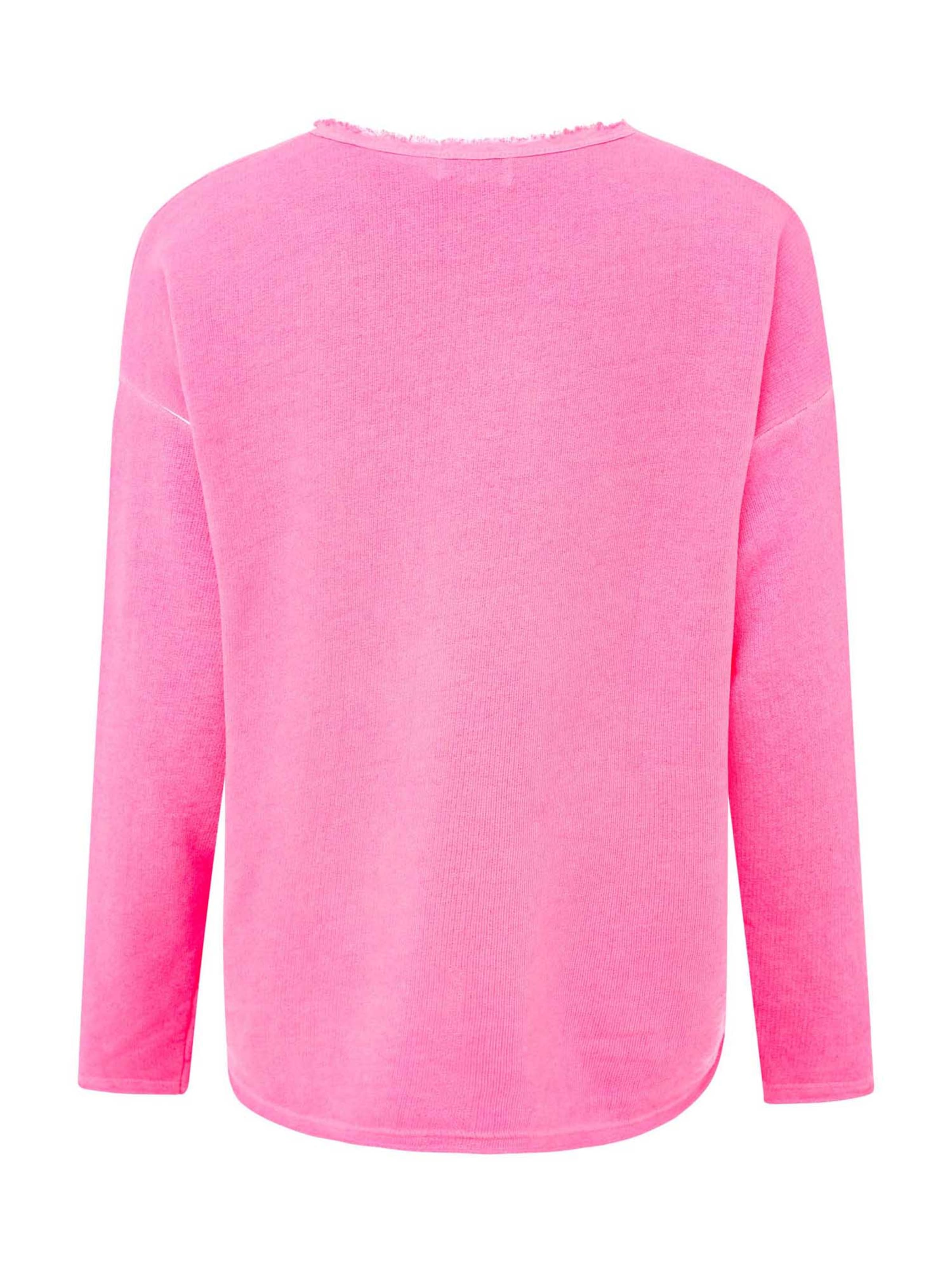 ZwillingsherzSweater majica 'Positive Mind' - roza boja