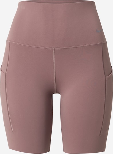 NIKE Pantalon de sport en gris / mauve, Vue avec produit