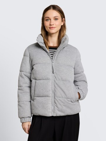 TOM TAILOR DENIM Winterjacke in Grau: Vorderseite