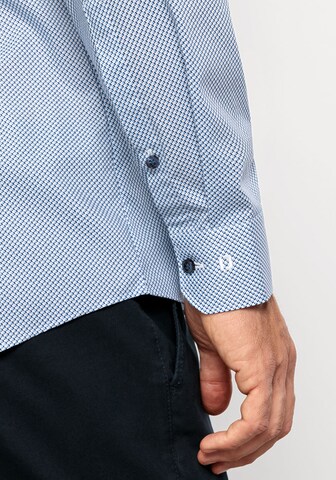 OLYMP Slim Fit Businesshemd in Blau