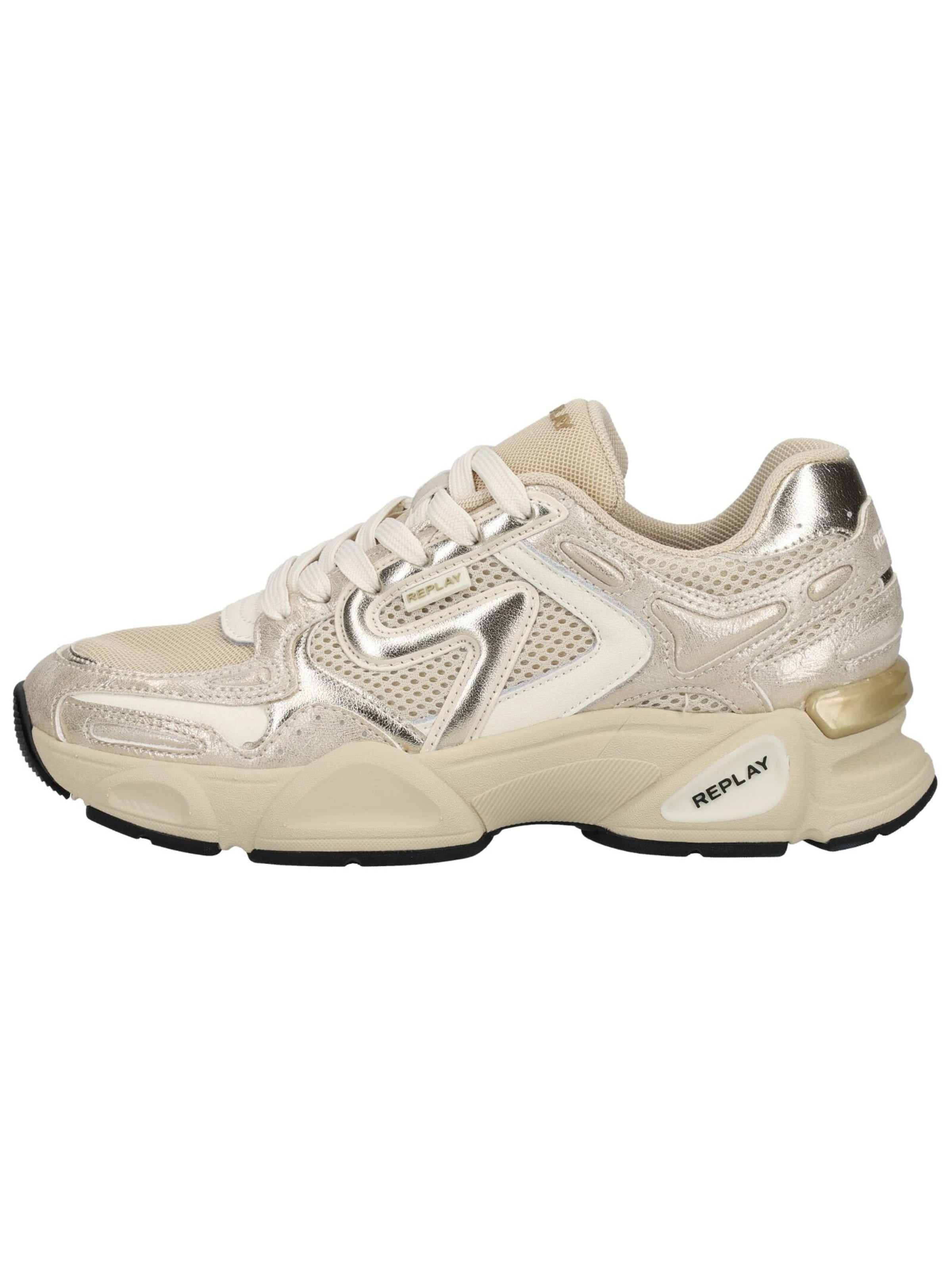 REPLAY Sneakers laag in Goud