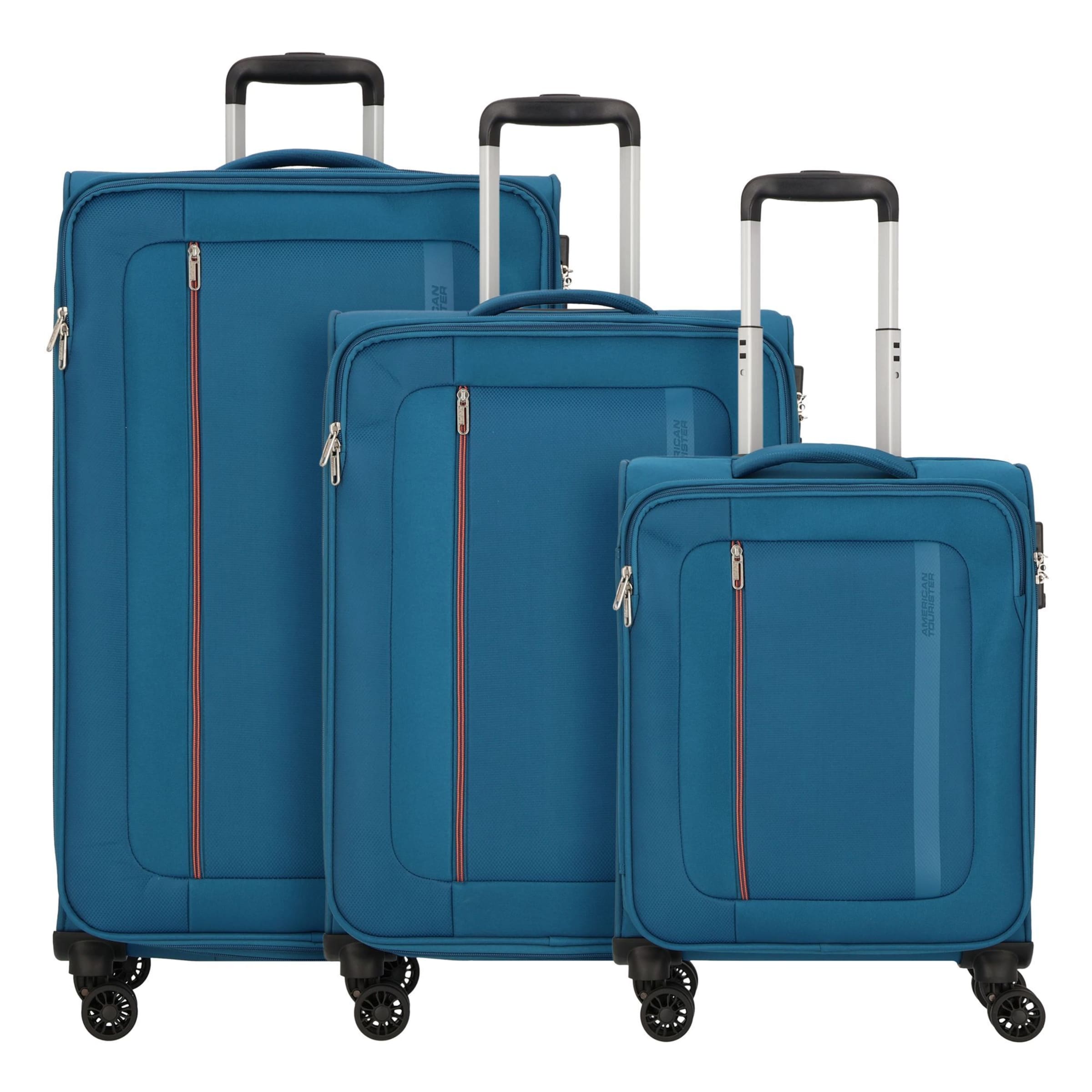 Ensemble de bagages American Tourister en bleu : devant
