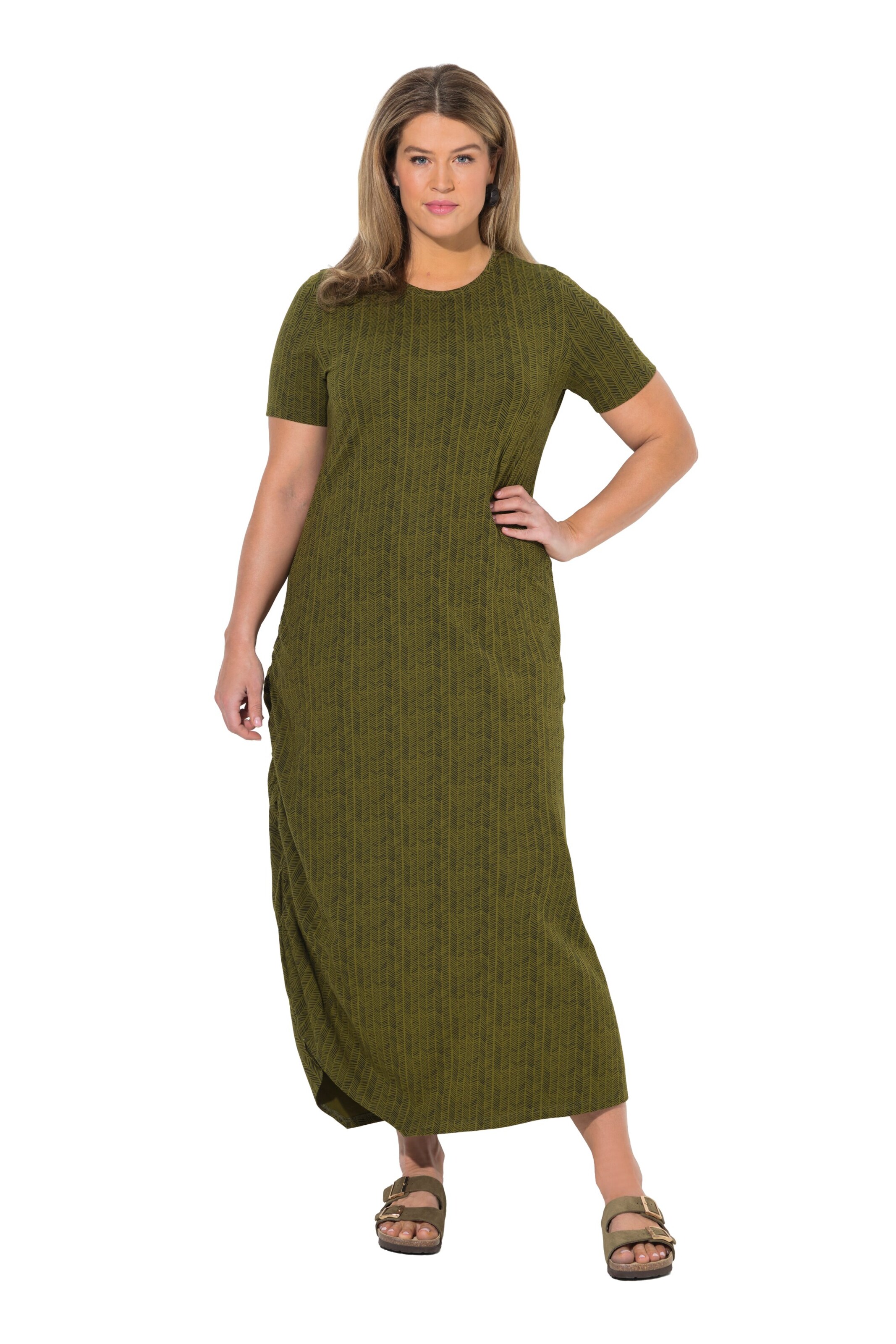 Ulla Popken Kleid in Grün: Vorderseite