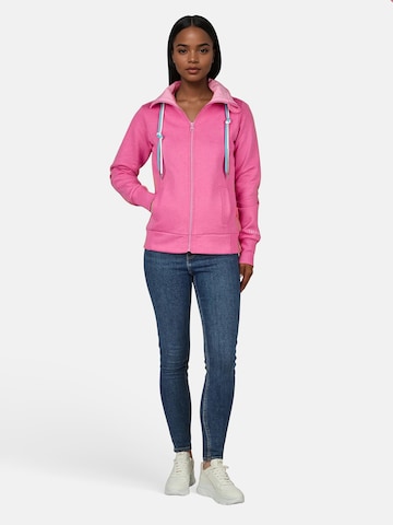 salzhaut Sweatvest in Roze