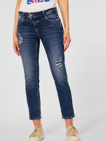 STREET ONE Slimfit Jeans in Blau: predná strana