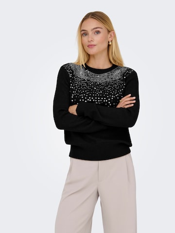 Pull-over 'JDYAMINA' JDY en noir : devant
