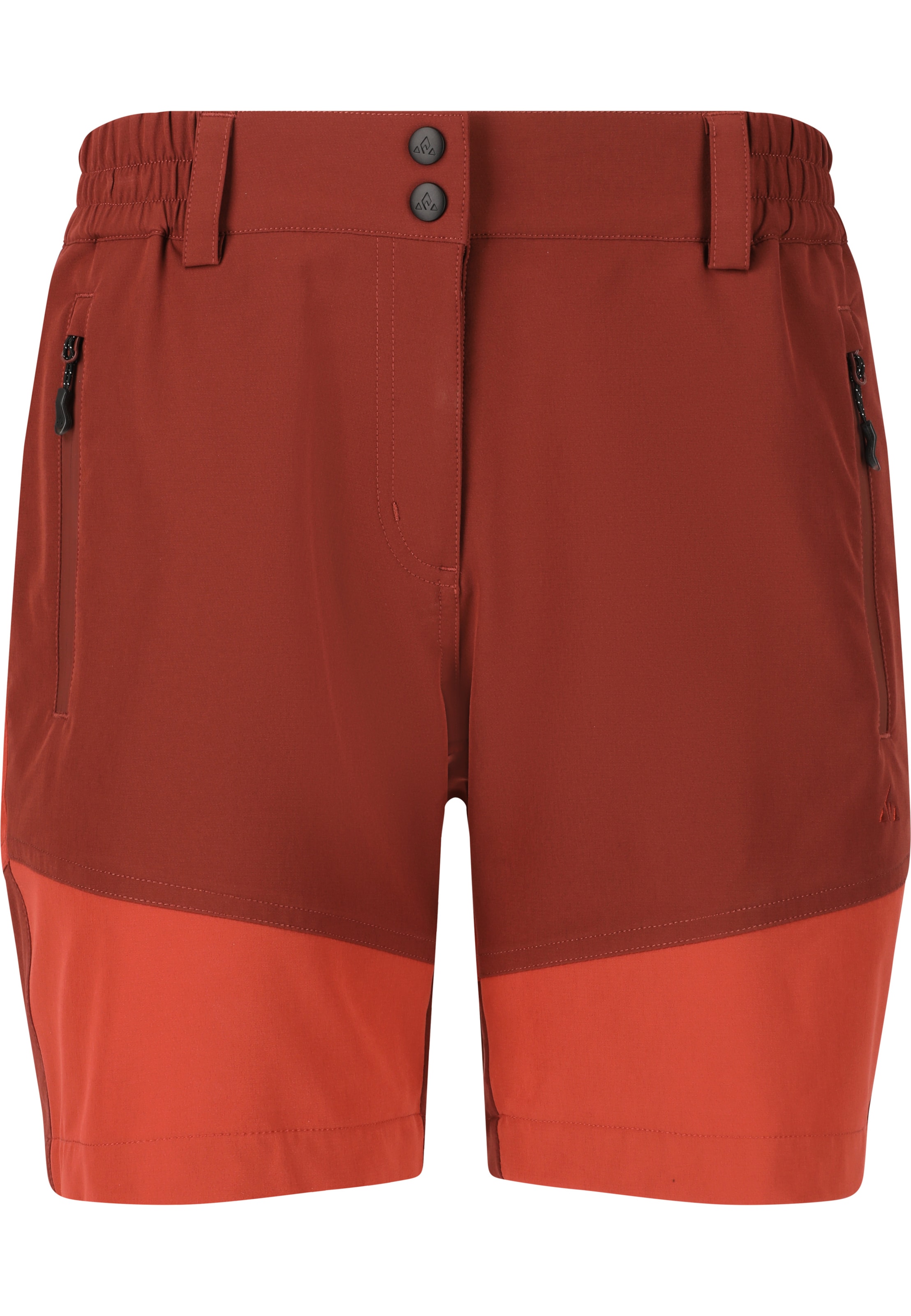 Whistler Trekkingshorts 'LALA' in Braun: Vorderseite