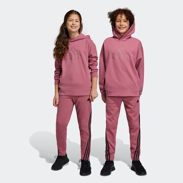 ADIDAS SPORTSWEAR - Slimfit Calças de desporto 'Future Icons 3-Stripes -' em rosa