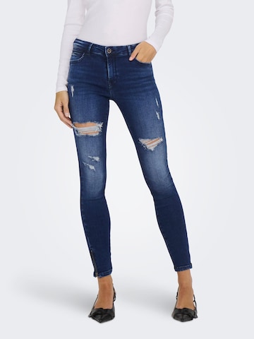 Skinny Jean 'KENDELL' ONLY en bleu : devant