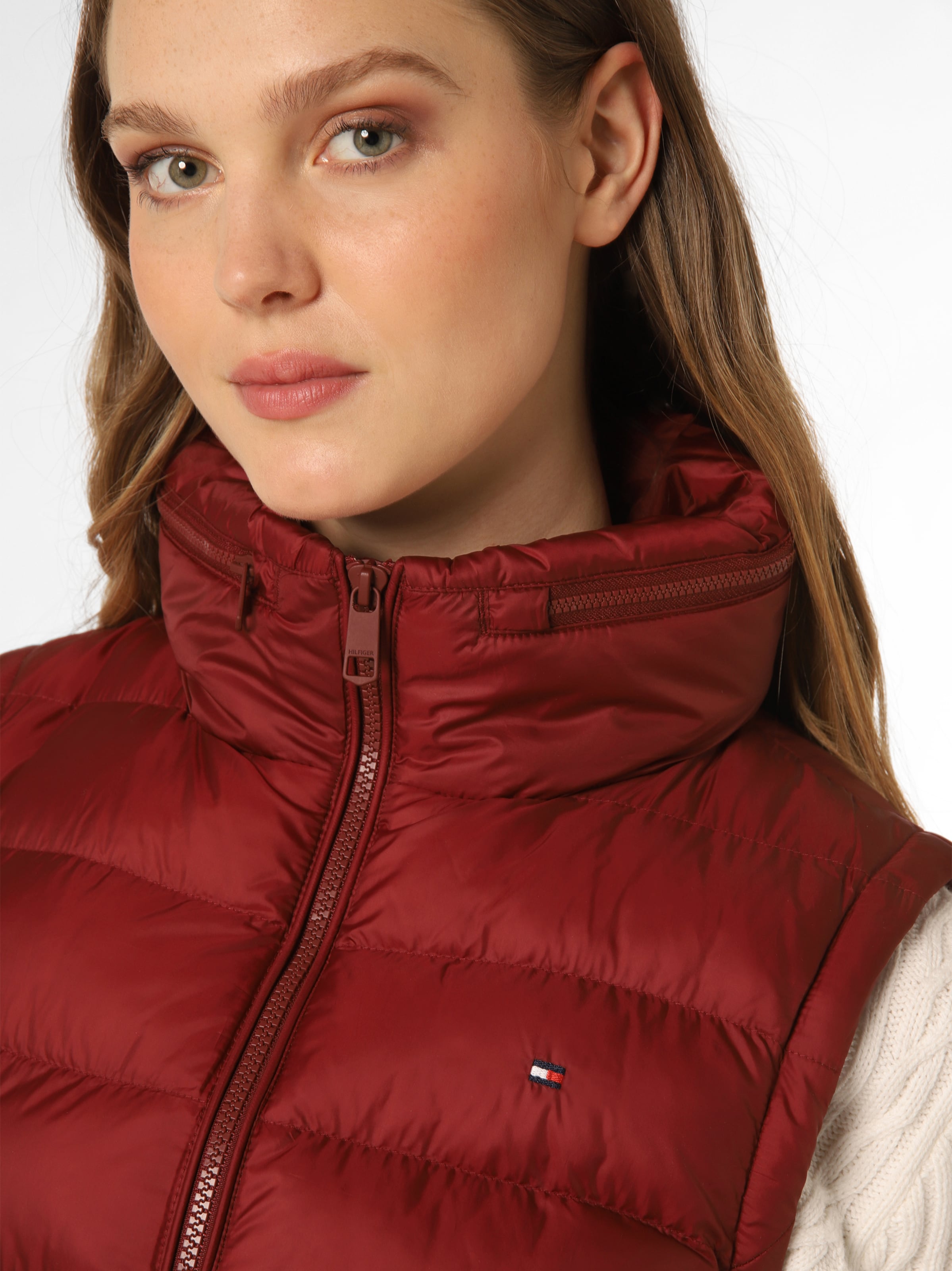 Tommy hilfiger shop women's red vest