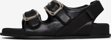 CESARE GASPARI Sandal in Black: front