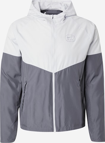 Veste mi-saison 'AIR' Nike Sportswear en gris : devant