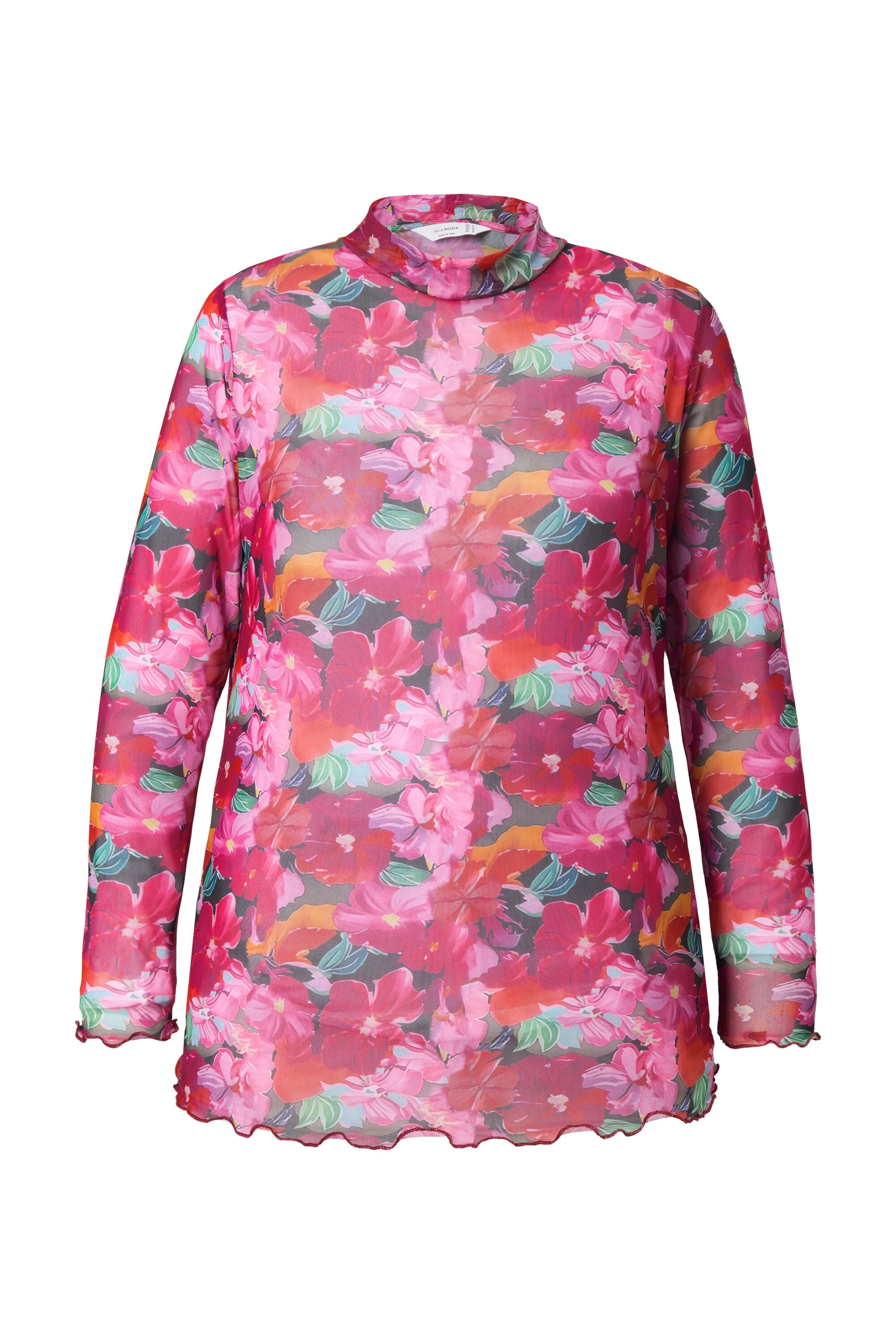 MIAMODA Shirt in Zwart: voorkant