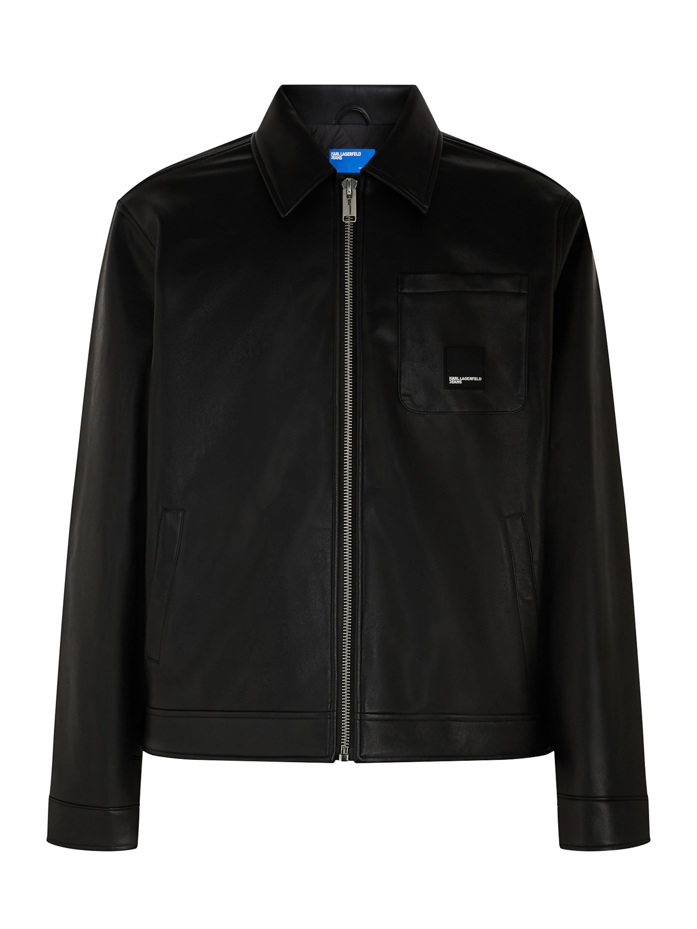 KARL LAGERFELD JEANS Зимно яке в черно: отпред