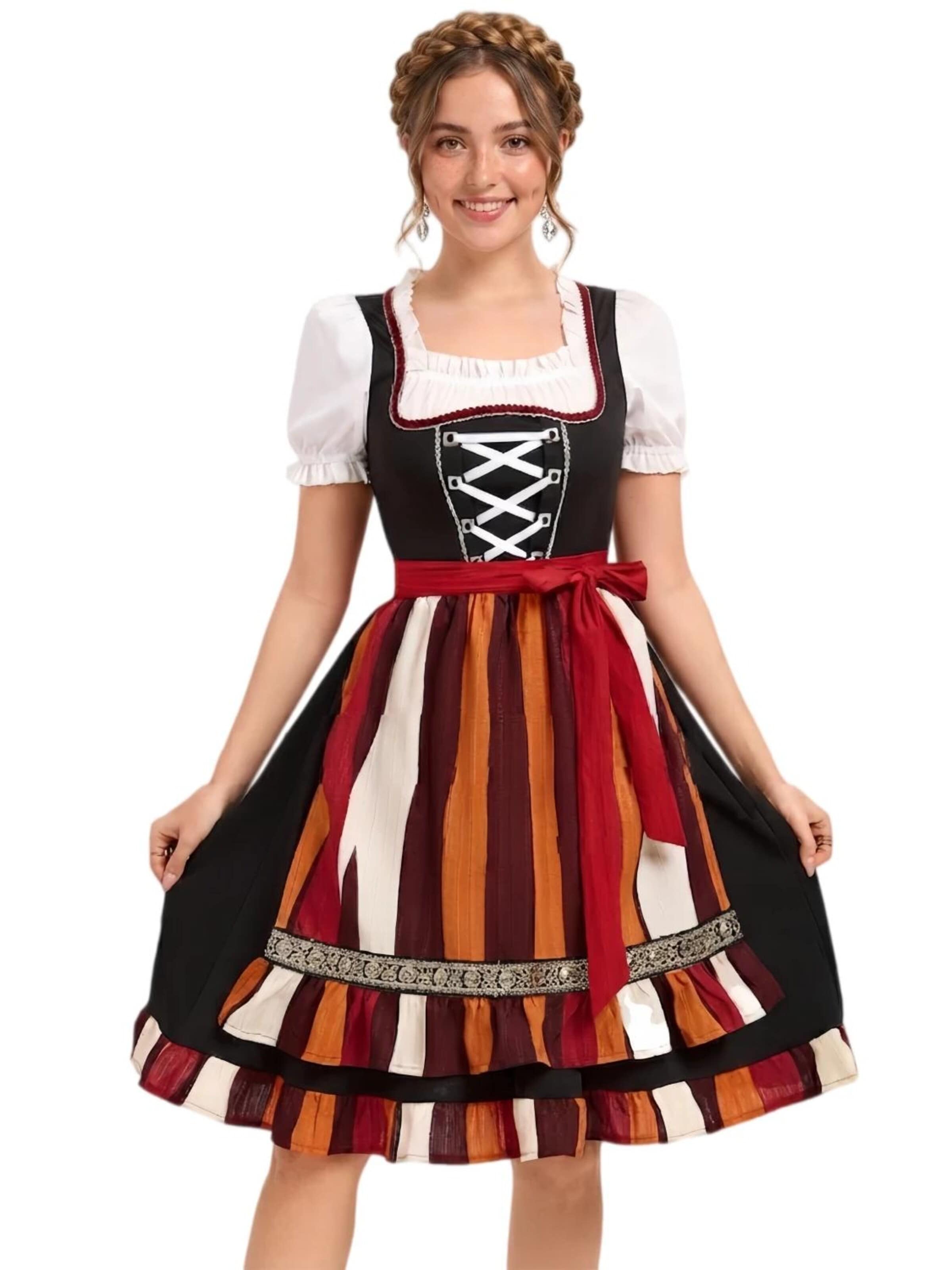 Yesfashion Dirndl‌‌‌‌‌‌‌‌ in Rot: Vorderseite