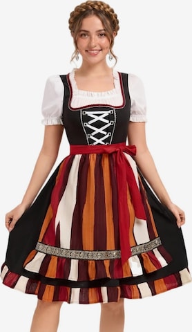 Yesfashion Dirndl in Rot: Vorderseite