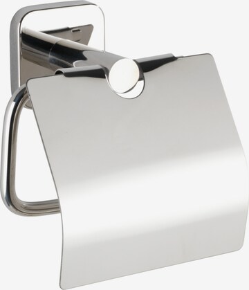 Wenko Toilet Accessories 'Mezzano' in Silver: front