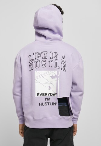 Sweat-shirt 'Hustle Life' Cayler & Sons en violet : devant