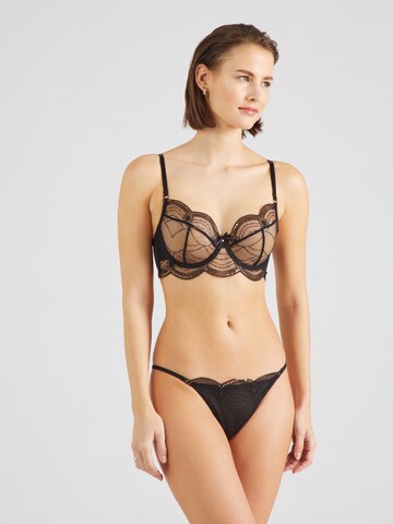 Hunkemöller T-shirt Behå 'Ruby' i svart