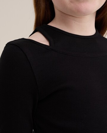 WE Fashion Shirt in Zwart
