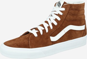 VANS Sneakers hoog 'SK8-HI' in Bruin: voorkant