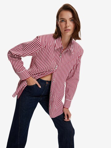 Camicia da donna di NOCTURNE in rosso