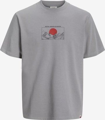 R.D.D. ROYAL DENIM DIVISION T-shirt in Grau: Vorderseite