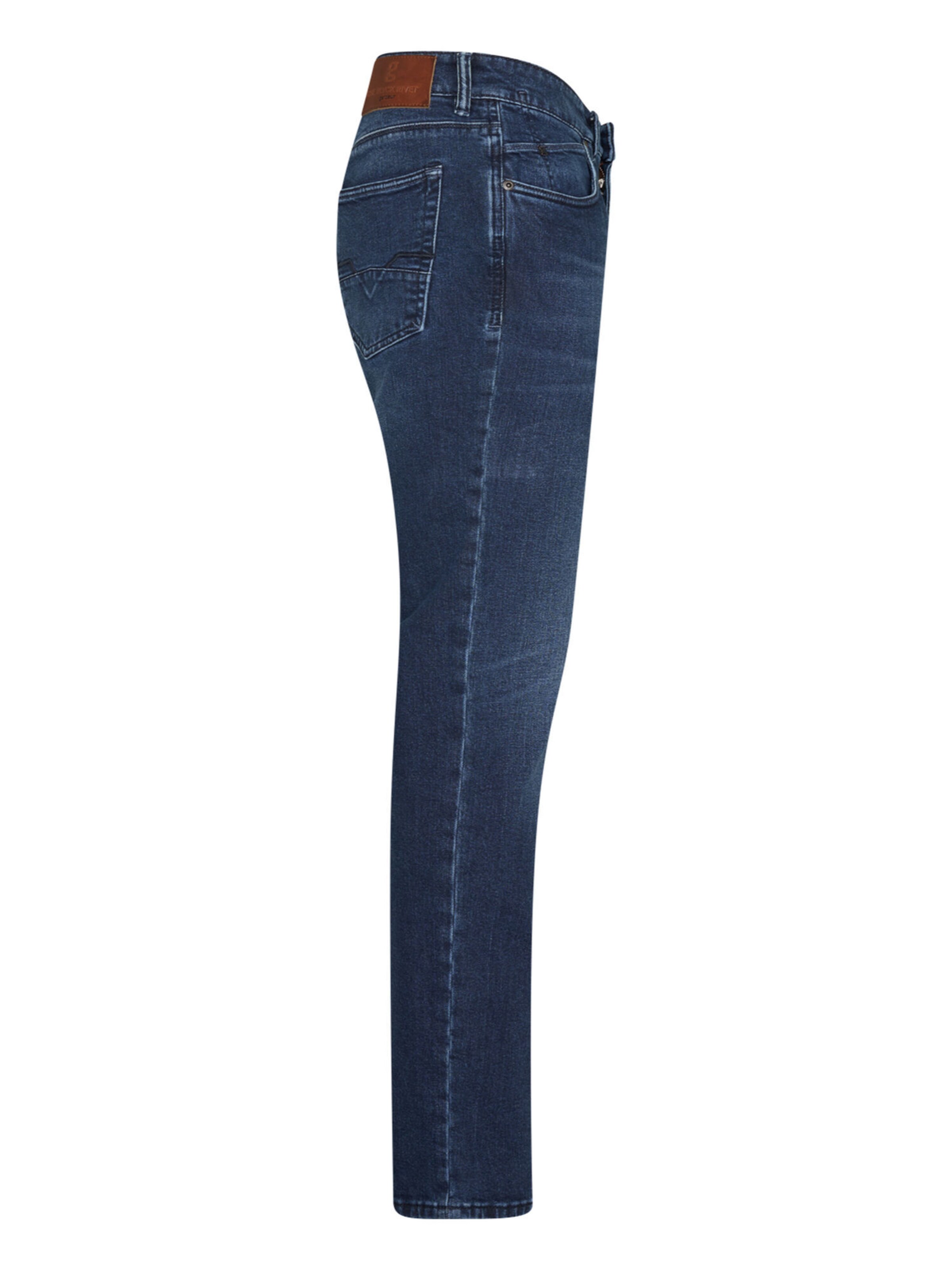 ATELIER GARDEUR Slimfit Jeans "Bennet", authentische Used-Effekte, Modern Fit in Blau