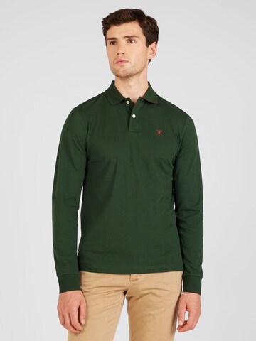 Hackett London - Camiseta en verde: frente