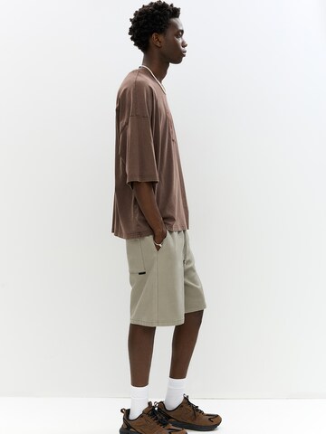 Pull&Bear Loose fit Trousers in Green